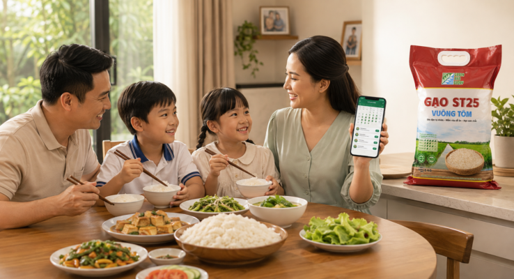 Gia đình Việt chủ động gạo ngon với Sổ Gạo Green And Glory