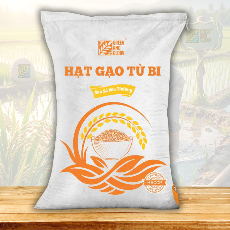 Bao Gạo Từ Thiện Green And Glory túi 5 kg